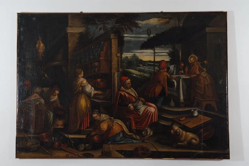 Da Ponte J. sec. XVI, La cena di Emmaus - beweb, Jacopo da Ponte, detto Bassano